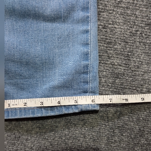 Vintage America Blues Bestie Jean 4/27 Floral Embroidered Straight Light Wash - Picture 12 of 14